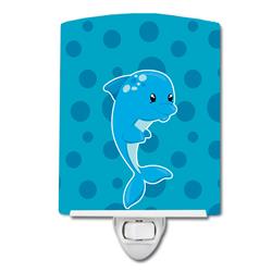 BB8894CNL Nautical Dolphin Ceaser Ceramic Night Light