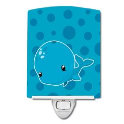 BB8896CNL Nautical Whale Ceramic Night Light