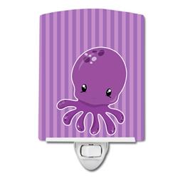 BB8904CNL Nautical Purple Octopus Ceramic Night Light