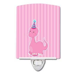 Dinosaur Pink Ceramic Night Light