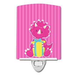 BB8924CNL Dinosaur Pink No.2 Ceramic Night Light