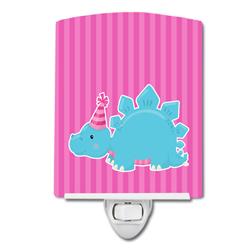 BB8925CNL Dinosaur Pink No.3 Ceramic Night Light