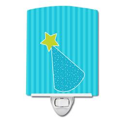 Birthday Hat Ceramic Night Light