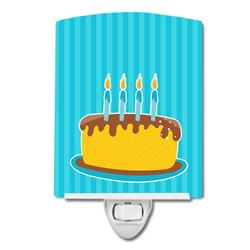 Birthday Cake Ceramic Night Light