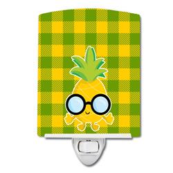BB8964CNL Pineapple Face with Glasses Ceramic Night Light