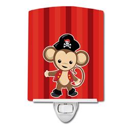 BB8976CNL Pirate Monkey Red No.2 Ceramic Night Light