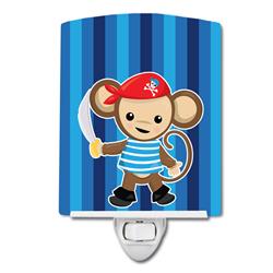 BB8977CNL Pirate Monkey Blue No.2 Ceramic Night Light