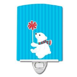 BB8983CNL Polar Bear Ceramic Night Light