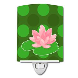 BB8994CNL Frog Lily Pad Ceramic Night Light