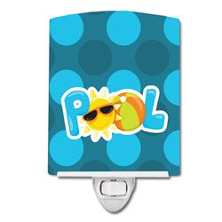 BB8995CNL Summer Pool Ceramic Night Light