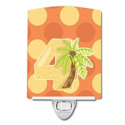 BB9011CNL Zoo Month 4 Palm Tree Ceramic Night Light