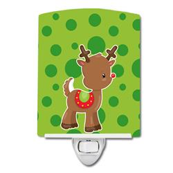 Christmas Reindeer No.3 Ceramic Night Light