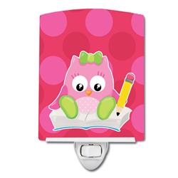 Back to School Girl Bird Ceramic Night Light
