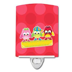 BB9030CNL Back to School Birds Ceramic Night Light
