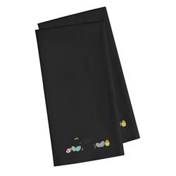 Picture of Carolines Treasures CK1643BKTWE German Pinscher Easter Black Embroidered Kitchen Towel - Set of 2