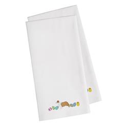 Picture of Carolines Treasures CK1601WHTWE Australian Shepherd Easter White Embroidered Kitchen Towel - Set of 2