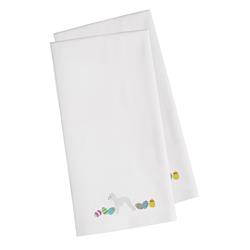 Picture of Carolines Treasures CK1606WHTWE Bedlington Terrier Easter White Embroidered Kitchen Towel - Set of 2