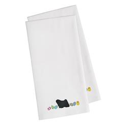 Picture of Carolines Treasures CK1676WHTWE Puli Easter White Embroidered Kitchen Towel - Set of 2