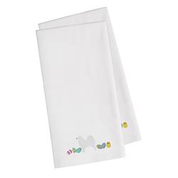 Picture of Carolines Treasures CK1681WHTWE Samoyed Easter White Embroidered Kitchen Towel - Set of 2