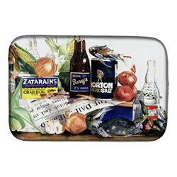 Picture of Carolines Treasures 1002DDM Barqs, Crabs & Spices Dish Drying Mat