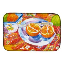 Picture of Carolines Treasures 6035DDM Florida Oranges Sliced For Breakfast Dish Drying Mat