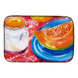 Picture of Carolines Treasures 6036DDM A Slice of Cantelope Dish Drying Mat