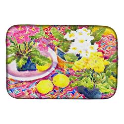 Flower - Primroses Dish Drying Mat