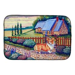 Pembroke Corgi at the Cottage Dish Drying Mat