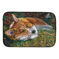 Corgi Pastel Hummingbird Dish Drying Mat