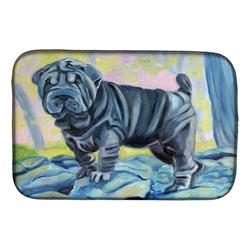 7333DDM Blue Shar Pei Dish Drying Mat