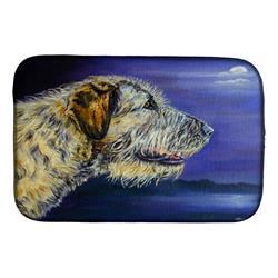 Picture of Carolines Treasures 7352DDM Irish Wolfhound Looking Dish Drying Mat