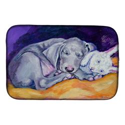 Picture of Carolines Treasures 7354DDM Weimaraner Snuggle Bunny Dish Drying Mat