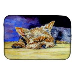 Picture of Carolines Treasures 7357DDM Yorkie Taking a Nap Dish Drying Mat