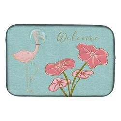 BB8532DDM Flamingo Welcome Dish Drying Mat