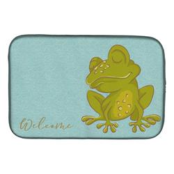Frog Welcome Dish Drying Mat