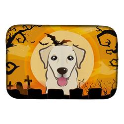 Halloween Golden Retriever Dish Drying Mat