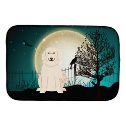 BB2273DDM Halloween Scary Great Pyrenese Dish Drying Mat