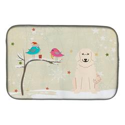 Christmas Presents Between Friends Great Pyrenese Dish Drying Mat