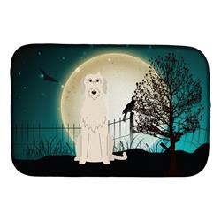 BB2255DDM Halloween Scary Irish Wolfhound Dish Drying Mat