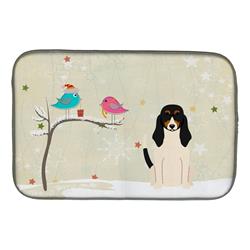 Christmas Presents Between Friends Swiss Hound Dish Drying Mat