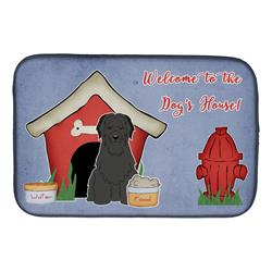 Dog House Collection Briard Black Dish Drying Mat