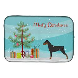 BB2931DDM German Pinscher Merry Christmas Tree Dish Drying Mat