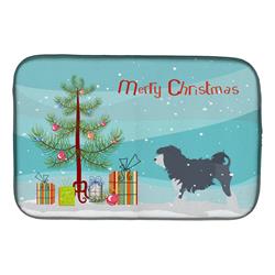 BB2953DDM Lowchen Merry Christmas Tree Dish Drying Mat