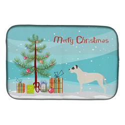Dogo Argentino Merry Christmas Tree Dish Drying Mat