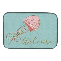 BB8555DDM Jelly Fish Welcome Dish Drying Mat
