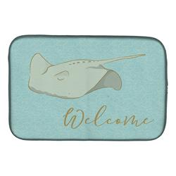 Sting Ray Welcome Dish Drying Mat