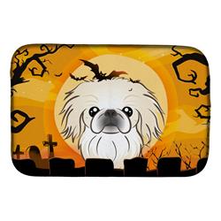 BB1779DDM Halloween Pekingese Dish Drying Mat