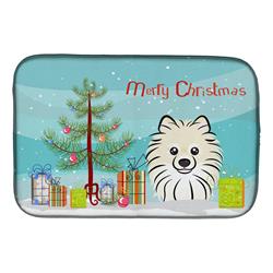 BB1579DDM Christmas Tree & Pomeranian Dish Drying Mat