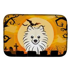 BB1765DDM Halloween Pomeranian Dish Drying Mat