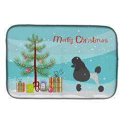 BB2957DDM Poodle Merry Christmas Tree Dish Drying Mat